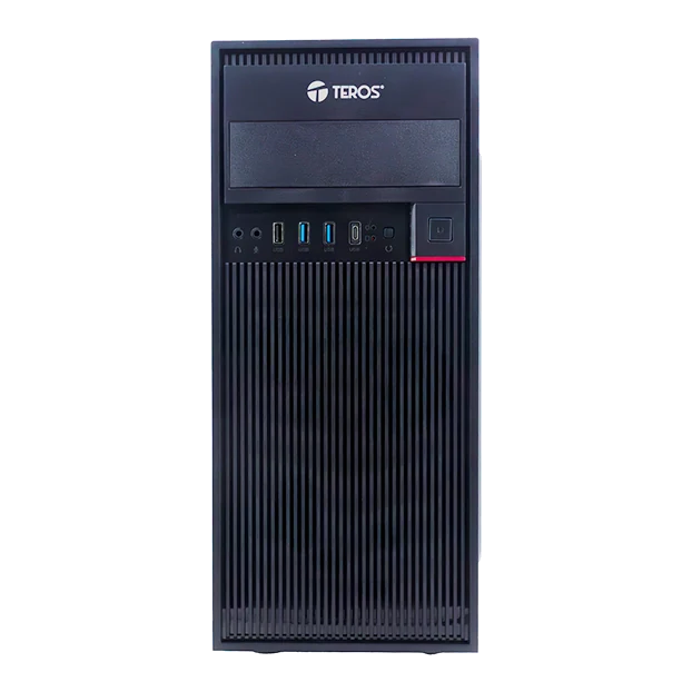 Case Gamer Teros Te-1319g, Mid Tower, 450w, Usb 3.0 / 2.0, Audio, Negro — vista 2