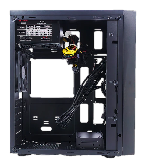 Case Gamer Teros TE-1319G, Mid Tower, 450W, USB 3.0 / 2.0, Audio, Negro
