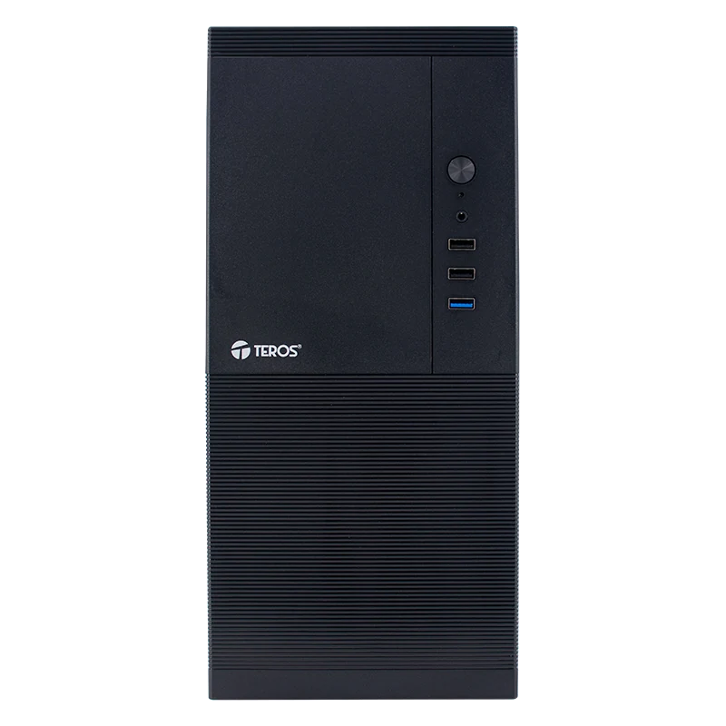 Case Teros Te-1033s, Mini Tower Atx, 250 W, Usb 3.0 / 2.0, Audio Hd, Negro — vista 2