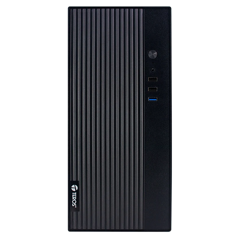 Case Teros Te-1035s, Mini Tower Atx, 250 W, Usb 3.0 / 2.0, Audio Hd, Negro — vista 2