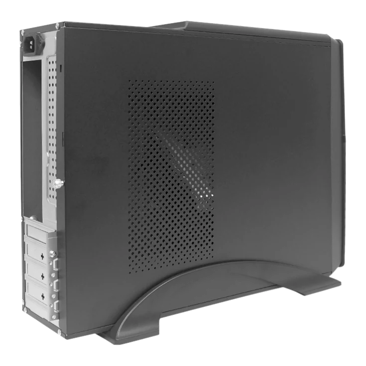 Case Teros Te-1039s, Slim, 250 W, Usb 3.0 / Usb 2.0, Audio Hd, Dvd, Negro — vista 2