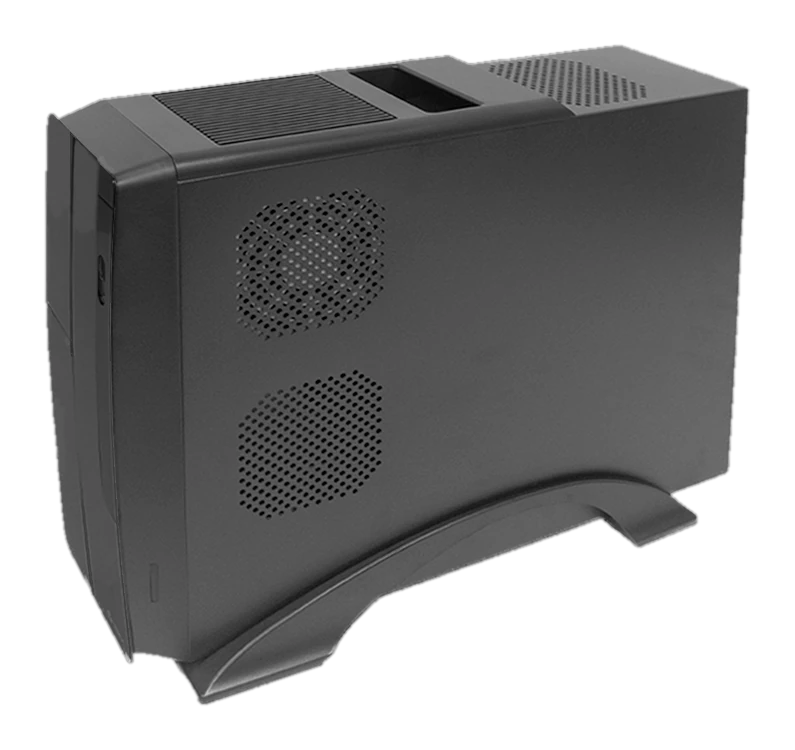 Case Teros TE-1039S, Slim, 250 W, USB 3.0 / USB 2.0, Audio HD, DVD, Negro