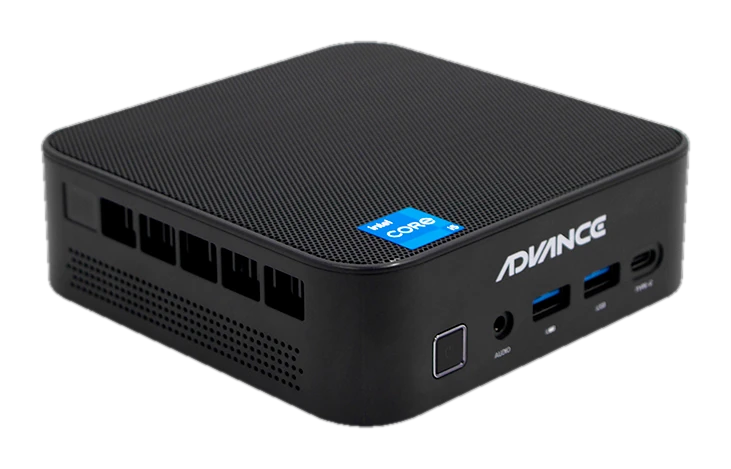 Mini PC Advance MP6560 Intel Ci5-12450H 2.00.GHz Turbo E-core 3.30GHz P-core 4.40GHz