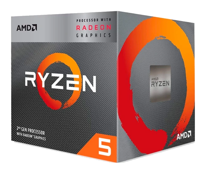 Procesador Amd Ryzen 5 3400g, 3.70 / 4.20 Ghz, 4mb L3, 4 Core, Am4, 12nm, 65w.