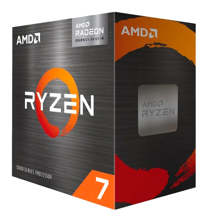 Procesador Amd Ryzen 7 5700, 3.70 / 4.60ghz, 16mb L3, 8-core, Am4, 7nm, 65w.