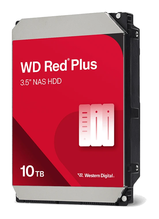 Disco Duro Western Digital Nas Wd Red Plus 10 Tb 3.5" Sata / 260 Mb/s / 7200 Rpm