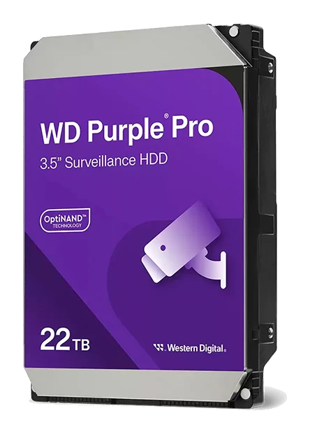 Disco Duro Western Digital Wd Purple Pro 22tb, Sata, 7200 Rpm, 3.5", 512mb Cache
