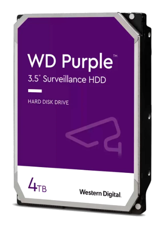 Disco Duro Western Digital Wd Purple, 4tb, Sata 6.0 Gb/s, 256mb Cache, 5400 Rpm, 3.5".