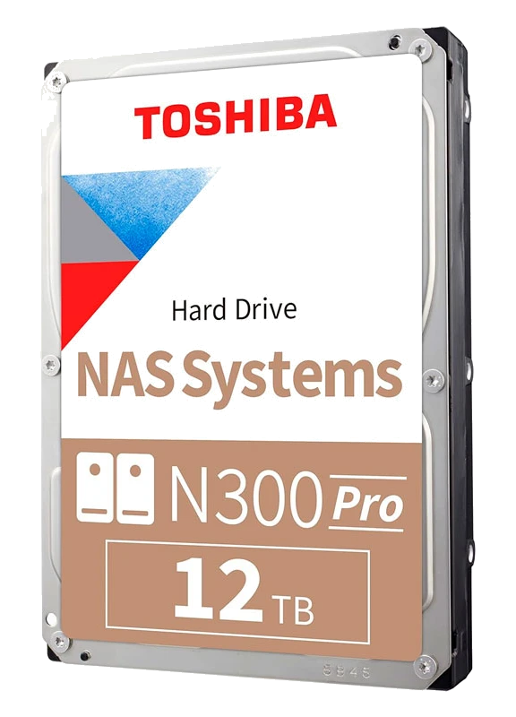 Disco Duro Toshiba N300 Pro Nas, 12tb, Sata 6.0gb/s, 7200rpm, 512mb Cache, 3.5".