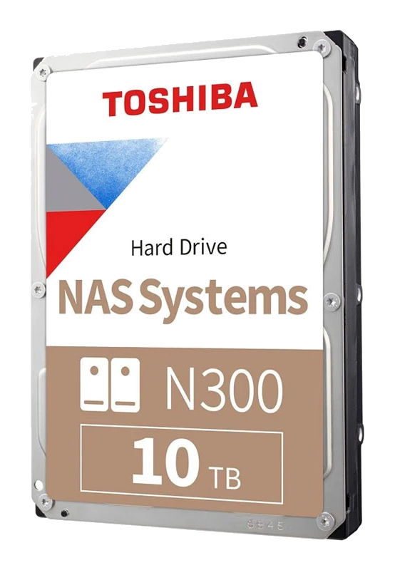 Disco Duro Toshiba Nas N300, 10tb Sata 6.0gb/s, 7200rpm, 512mb Cache, 3.5".