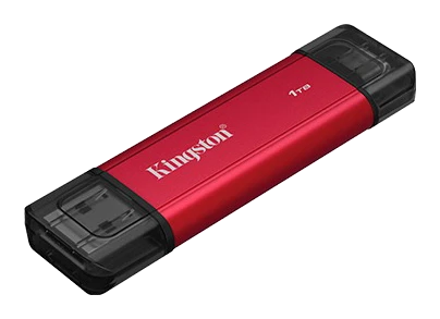 Unidad En Estado Sólido Dual Portatil Kingston 1tb, Interfaz Usb-a, Usb-c, Usb 3.2 Gen 2