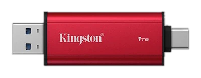Unidad En Estado Sólido Dual Portatil Kingston 1tb, Interfaz Usb-a, Usb-c, Usb 3.2 Gen 2 — vista 2