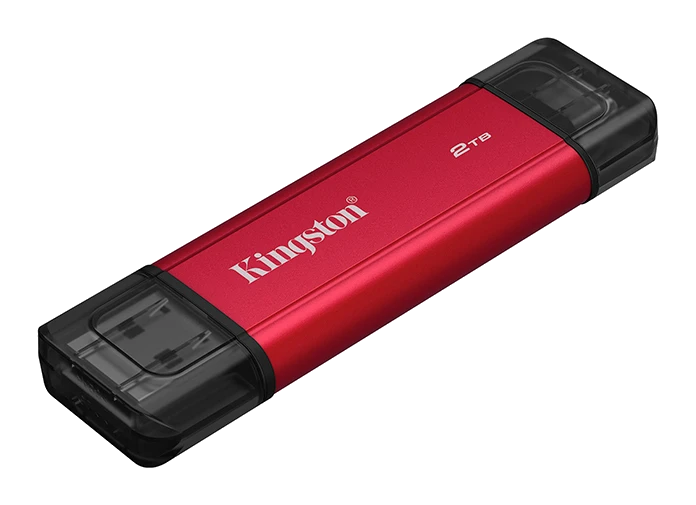 Unidad En Estado Sólido Dual Portatil Kingston 2tb, Interfaz Usb-a, Usb-c, Usb 3.2 Gen 2