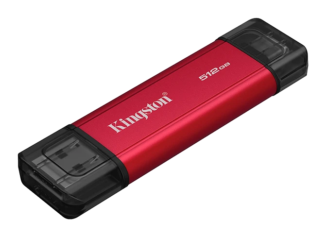 Unidad En Estado Sólido Dual Portatil Kingston 512gb, Interfaz Usb-a, Usb-c, Usb 3.2 Gen 2