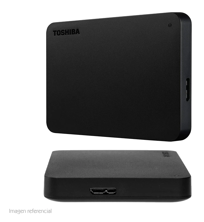 Disco Duro Externo Toshiba Canvio Basic, 2tb, Usb 3.0, 2.5", Negro.