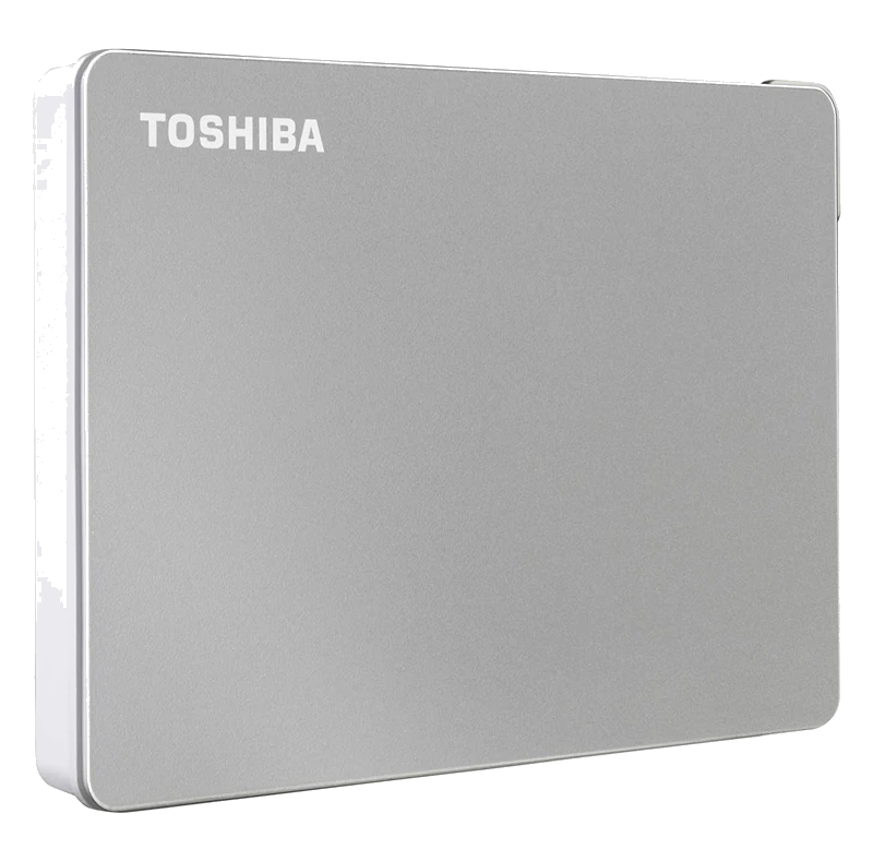 Disco Duro Externo Toshiba Portátil Canvio Flex, 2 Tb, Usb 3.0 / 2.0, Color: Plata