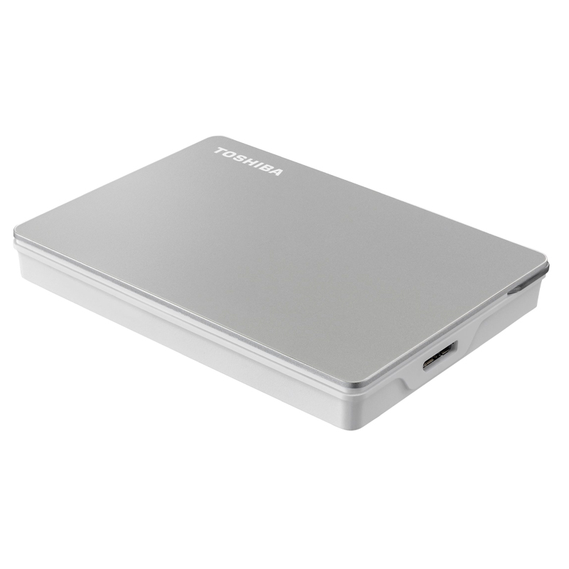 Disco Duro Externo Toshiba Portátil Canvio Flex, 2 Tb, Usb 3.0 / 2.0, Color: Plata — vista 2