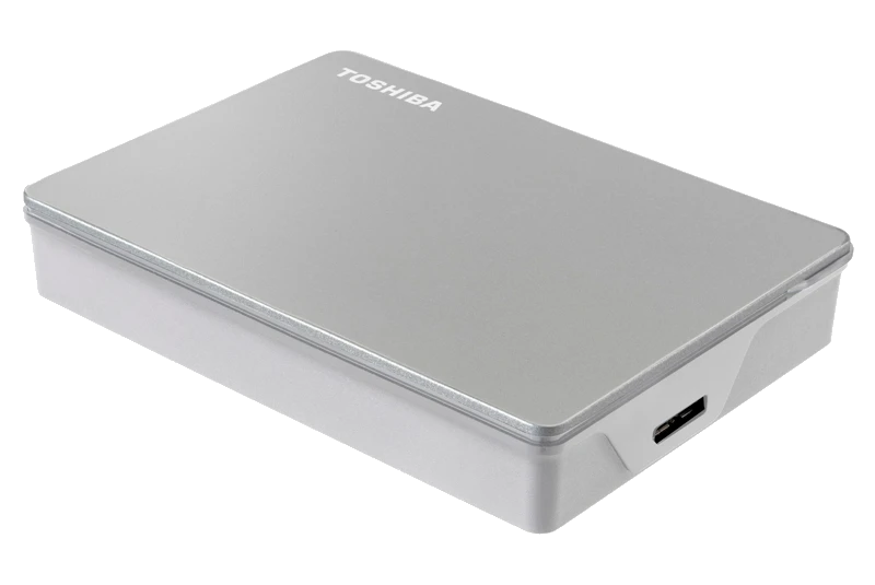 Disco Duro Externo Toshiba Portátil Canvio Flex, 4 Tb, Usb 3.0 / 2.0, Color: Plata