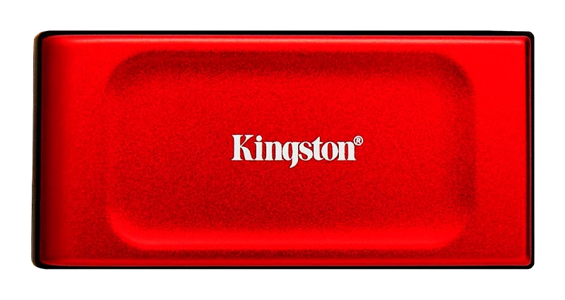 Unidad En Estado Sólido Externa Kingston Xs1000, 2tb, Usb 3.2 Gen 2 Tipo-c, Color Rojo