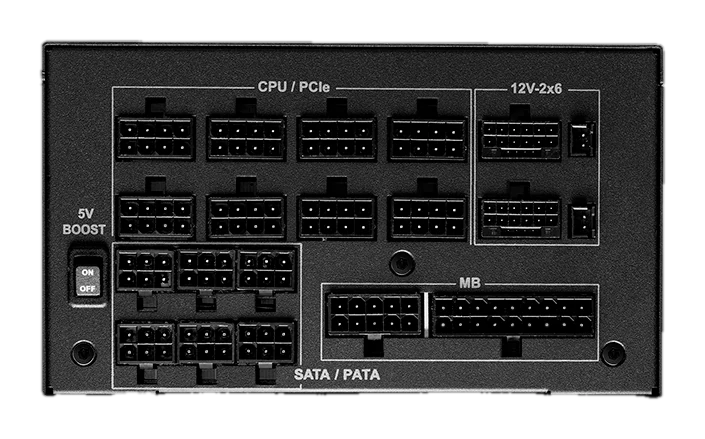 Fuente De Alimentación Asrock, Pg-1600g, 1600w, Atx, 80 Plus Gold. — vista 2
