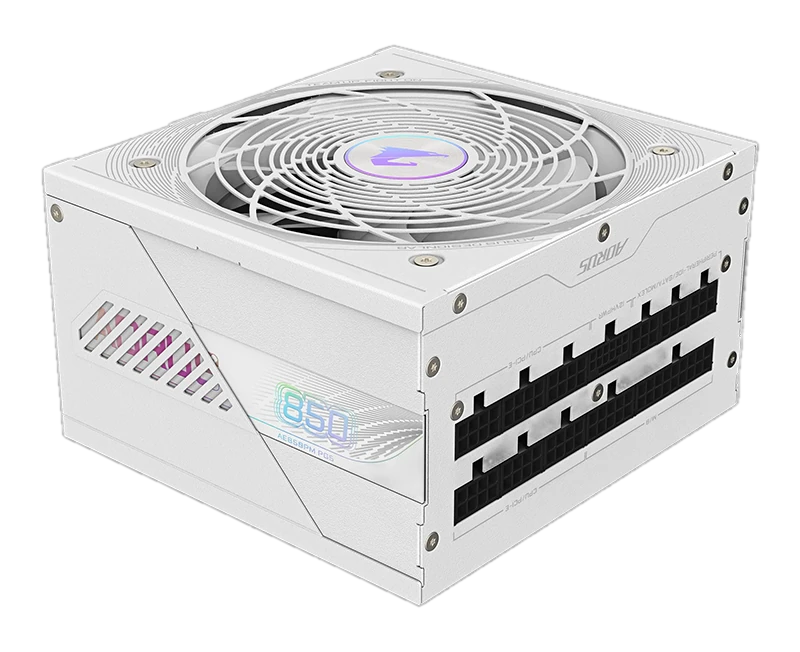 Fuente De Alimentación Gigabyte Gp-ae850pm Pg5 Ice, 850w, 80 Plus Platinum, Formato Atx. — vista 2
