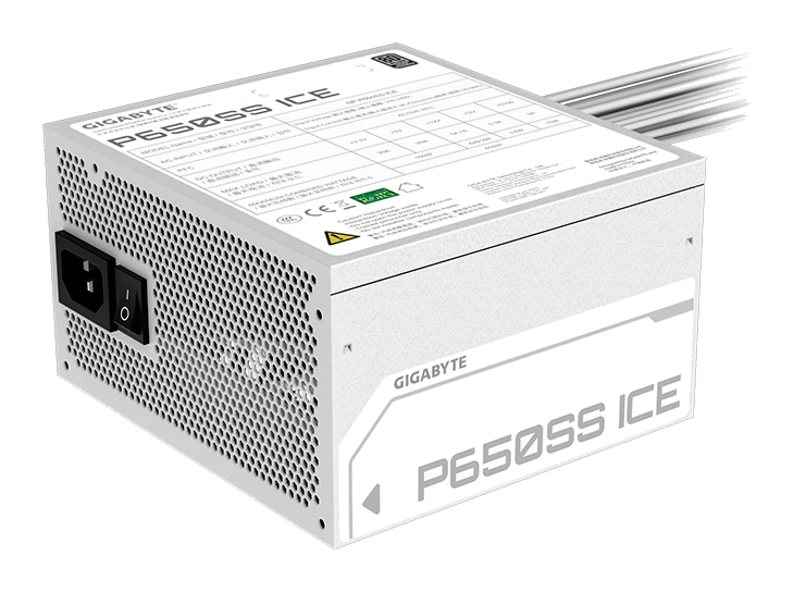 Fuente De Alimentación Gigabyte P650ss Ice , 650w, Atx, 80 Plus Silver.