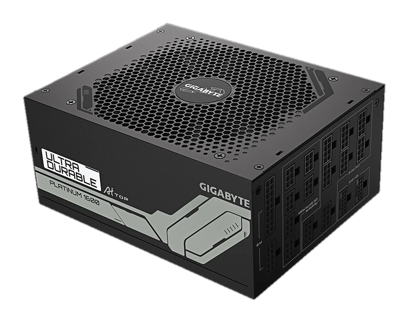 Fuente De Alimentación Gigabyte Ud1600pm Pg5 Ai Top, 80 Plus Platinum, 1600w, Formato Atx. — vista 2