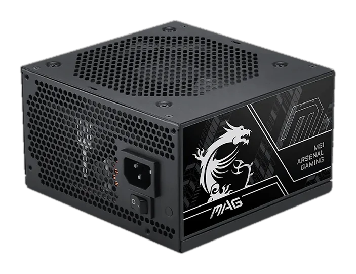 Fuente De Alimentación Msi Mag A750bn Pcie5 Iii, 750w, 80 Plus Bronze, Formato Atx. — vista 2