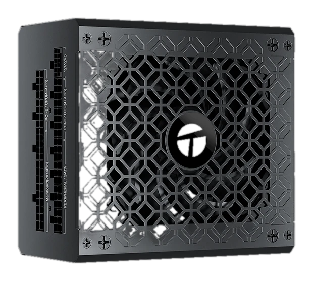 Fuente De Alimentación Gamer Teros Te-1328g, Formato Atx, 1000w 80 Plus Gold 155-240v — vista 2