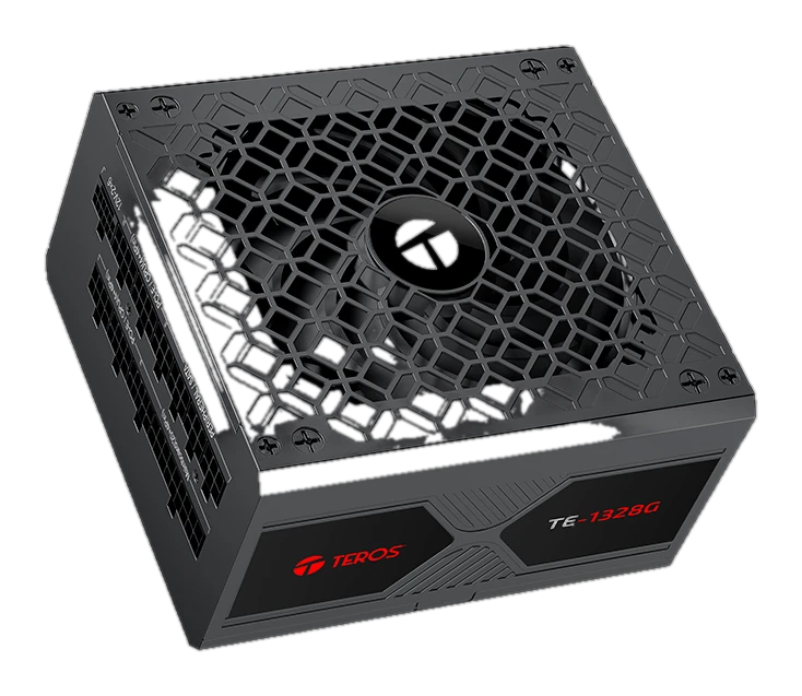 Fuente de Alimentación Gamer Teros TE-1328G, Formato ATX, 1000W 80 Plus Gold 155-240V
