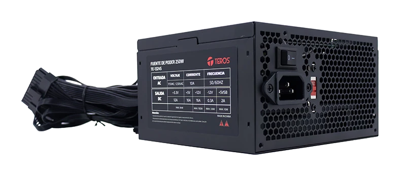 Fuente De Alimentación Teros Te-1324s, Formato Atx, 250w, 115v / 230v