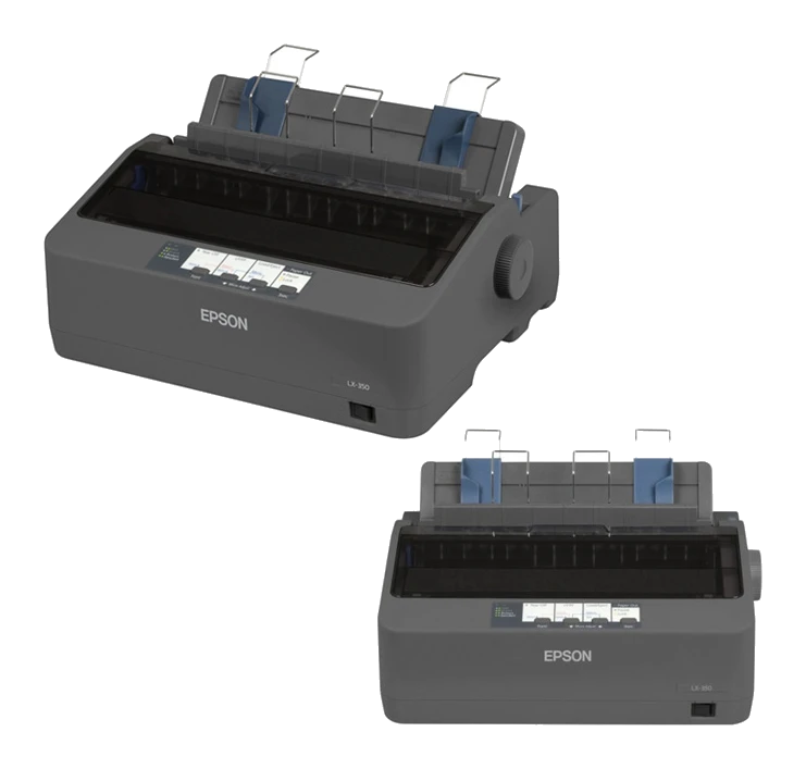 Impresora De Matriz Epson Lx-350, Matriz De 9 Pines, Velocidad Máxima 347 Cps (10 Cpi).