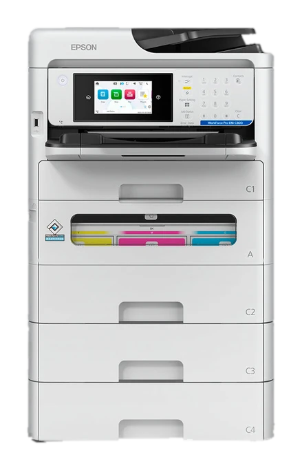 Impresora Epson MFP Color WorkForce Pro EM-C800, Imprime/Escanea/Copia/Fax/USB/WLAN/LAN