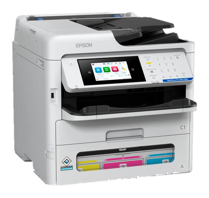 Impresora Epson MFP Color WorkForce Pro EM-C800, Imprime/Escanea/Copia/Fax/USB/WLAN/LAN