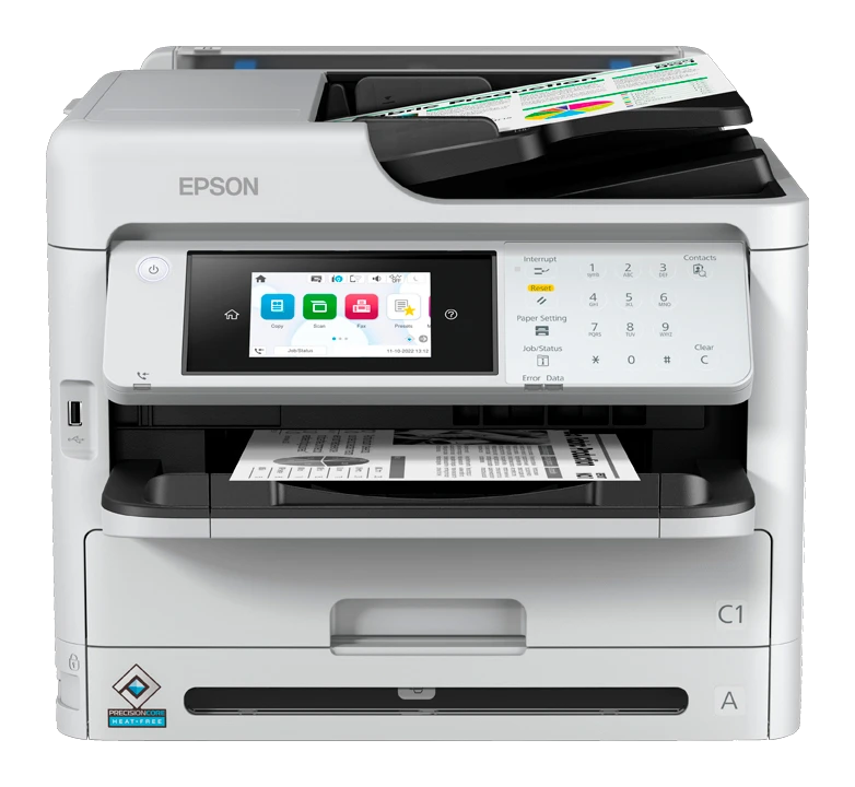 Impresora Multifuncional Epson Wf-m5899, Imprime / Escanea / Copia / Fax / Lan / Wifi