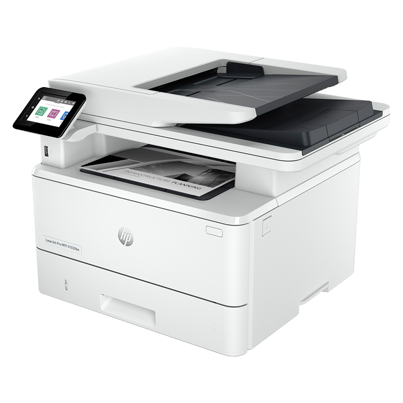 Impresora Monocromatica Hp Laserjet Pro Mfp 4103fdw, Imprime/copia/escanea/fax/usb 2.0 — vista 2