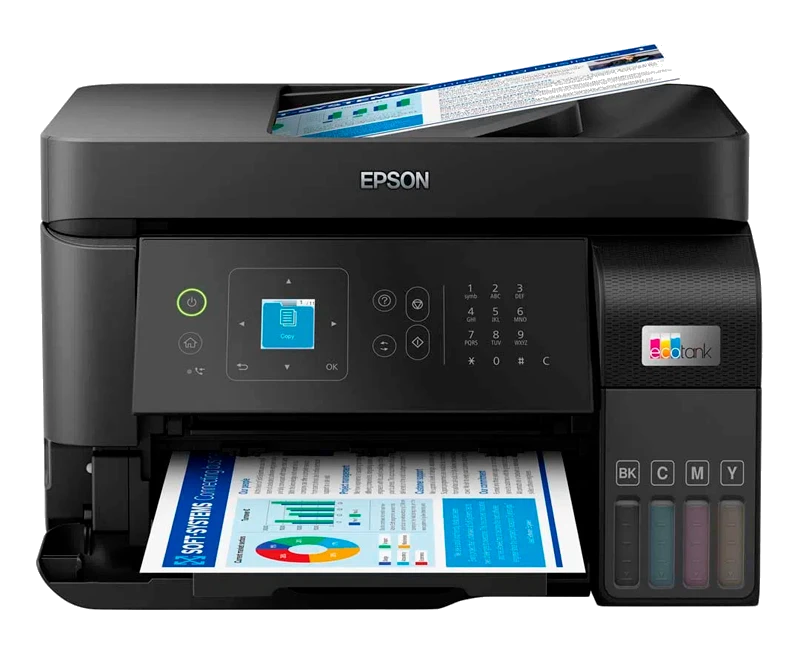 Impresora Multifuncional Epson Ecotank L5590, Imprime/escanea/copia/fax/usb/lan/wi-fi