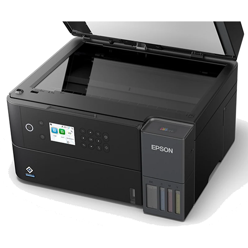 Multifuncional De Tinta Epson Ecotank L6370, Imprime/escanea/copia/wi-fi/ethernet/usb — vista 2