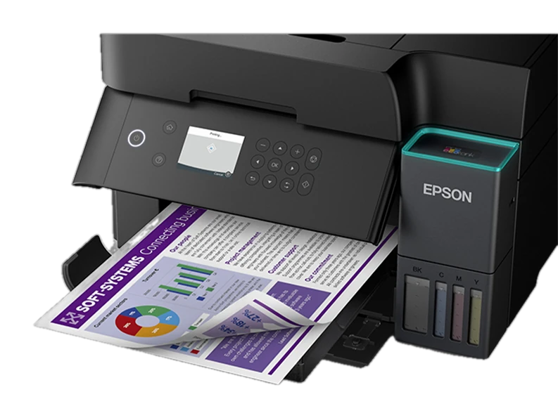 Multifuncional de tinta Epson EcoTank L6370, imprime/escanea/copia/Wi-Fi/Ethernet/USB