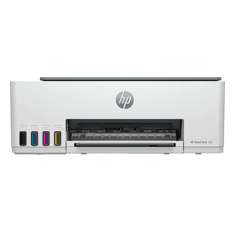 Impresora All-in-one De Tinta Hp Smart Tank 580, Imprime, Escanea, Copia/wi-fi/bt/usb 2.0 — vista 2