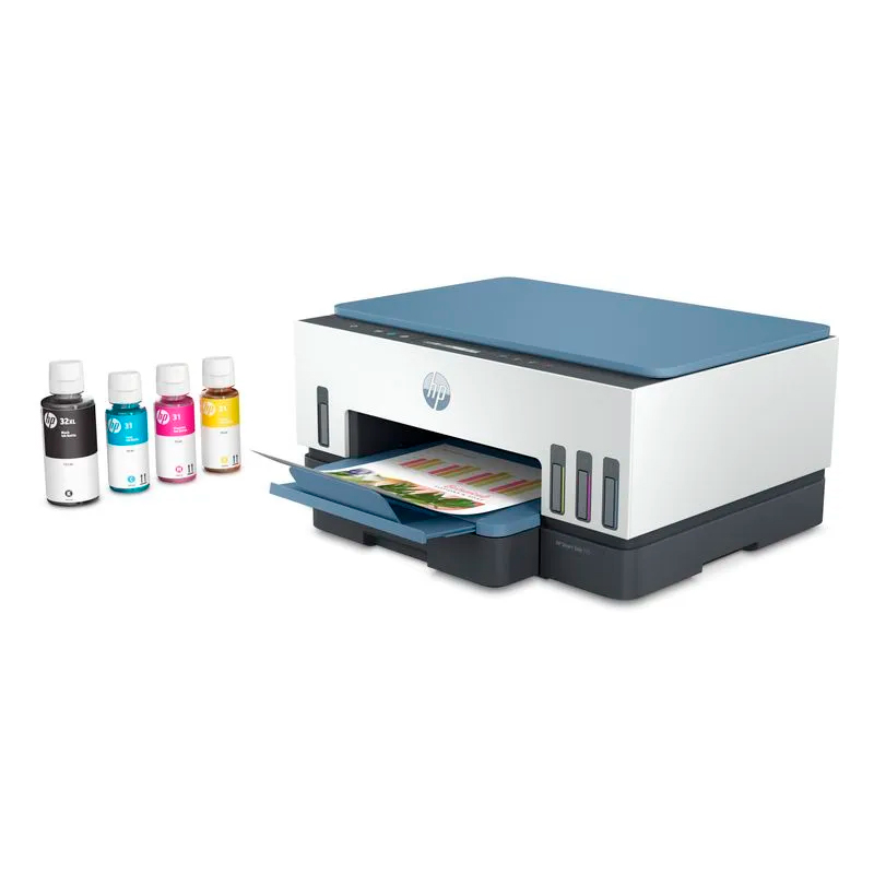 Multifuncional De Tinta Hp Smart Tank 725, Impresión/escaneo/copia/wi-fi/bluetooth Le/usb — vista 2
