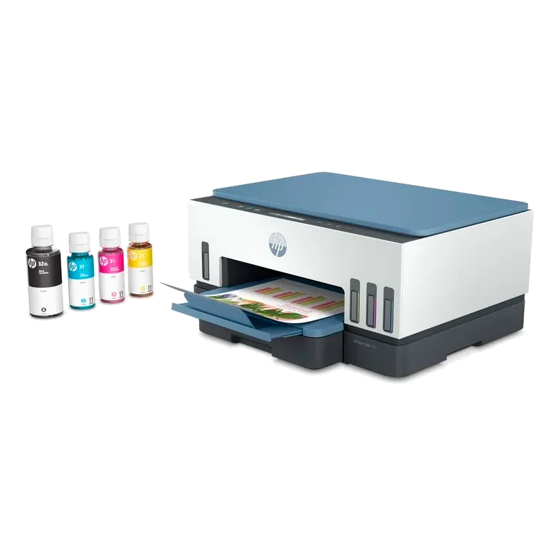 Multifuncional De Tinta Hp Smart Tank 725, Impresión/escaneo/copia/wi-fi/bluetooth Le/usb — vista 2
