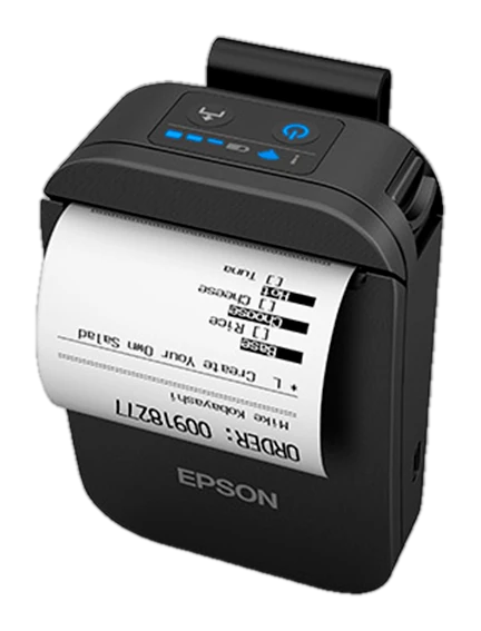 Impresora de recibos de 2" Epson Mobilink TM-P20II, Portatil/Inalambrica (Bluetooth)/USB-C