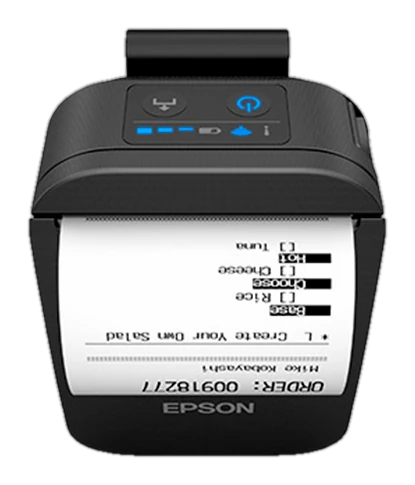 Impresora de recibos de 2" Epson Mobilink TM-P20II, Portatil/Inalambrica (Bluetooth)/USB-C
