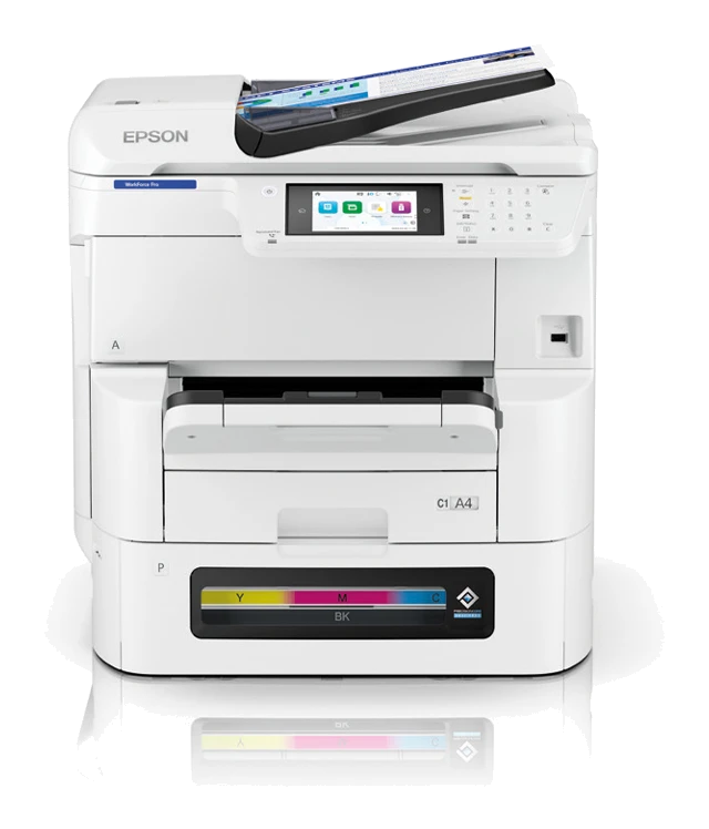 Multifuncional De Tinta Epson Workforce Pro Em-c8100, Imprime/escanea/copia/fax/lan/wifi