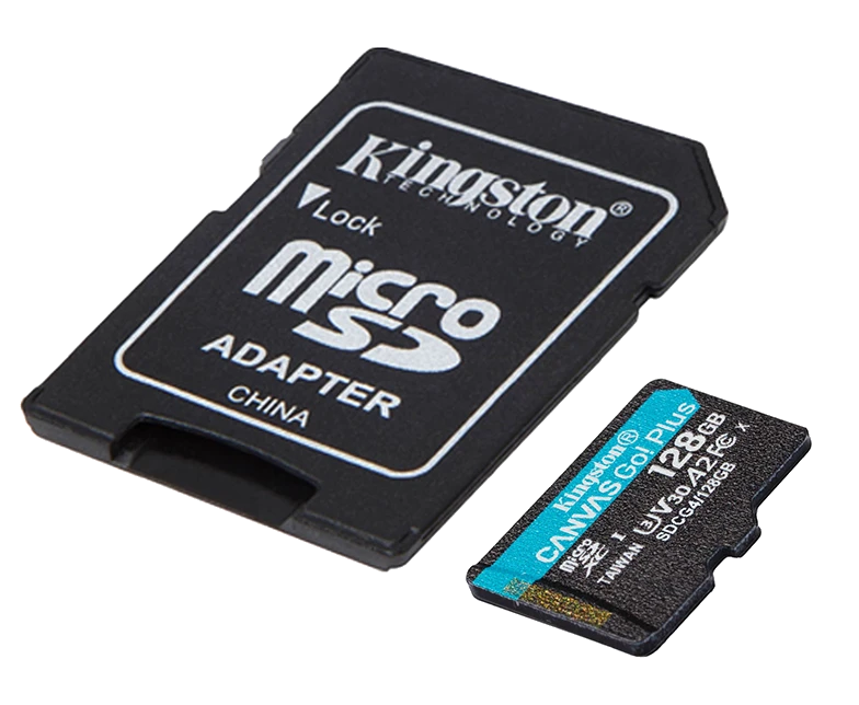 Memoria Flash Microsd Kingston Canvas Go! Plus, 128gb, Con Adaptador Sd — vista 2