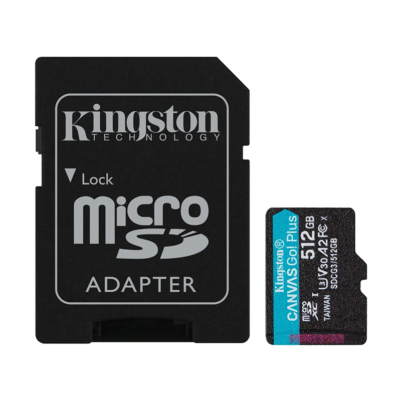 Tarjeta De Memoria Kingston Micro Sd 512gb Canvas Go! Plus