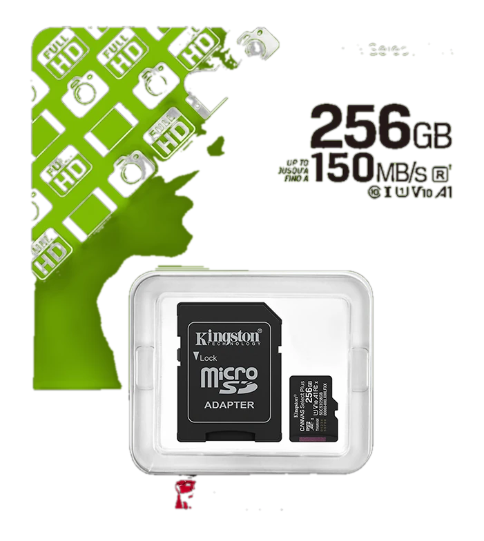 Tarjeta De Memoria Kingston 256gb Microsd Canvas Select Plus -150mb/seg - Uhs-i Clase 10 — vista 2