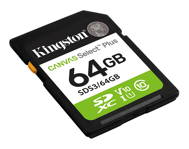 Memoria Card Sd Kingston Sd Canvas Select Plus, 64gb, Categoría De Velocidad: Uhs-i/u1/v10 — vista 2