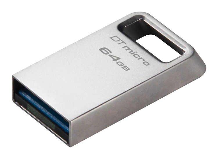 Memoria Flash Kingston Datatraveler Micro Unidad Flash Usb Ultrapequeño Con Metal Premium.
